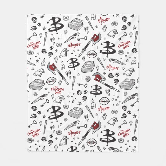 Horror TV Vampire Slayer Theme Fleecedecke (Vorderseite)