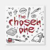 Horror TV Vampire Slayer Theme Magnet (Vorne)