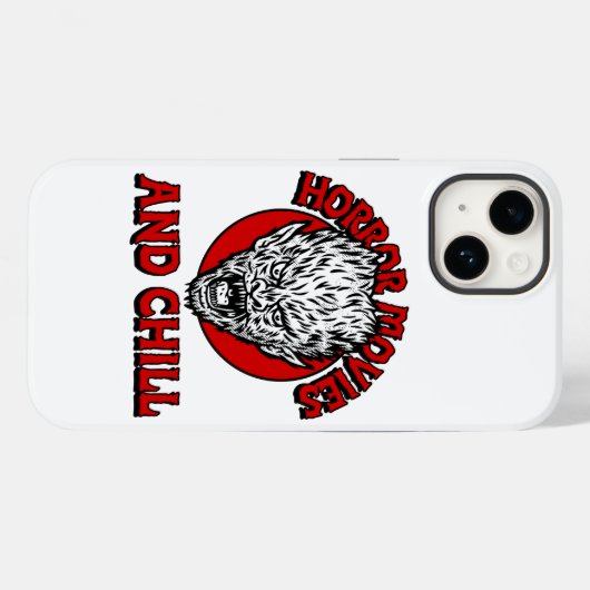 Horror und Chill Case-Mate iPhone Hülle (Rückseite (Horizontal))