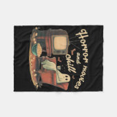 Horror und Chill Ghost Fleecedecke (Vorderseite (Horizontal))