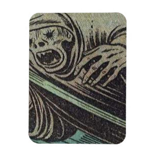 Horror Vintage Comic für Comic Buchliebhaber in de Magnet