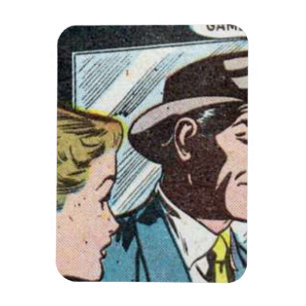 Horror Vintage Comicen 50er   klassisch und Retro Magnet