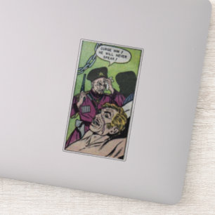 Horror Vintage Comicen   60er Retro Comic Aufkleber