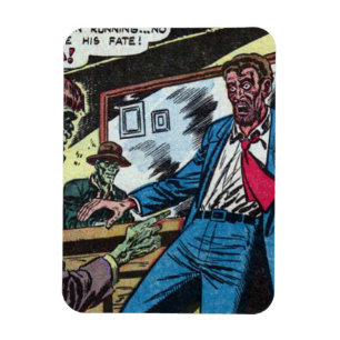 Horror Vintage Comicen 70er klassisch und Retro Magnet