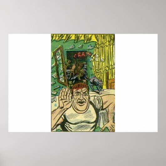 Horror Vintage Comicen | Beängstigendes klassische Poster (Vorne)