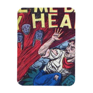 Horror Vintage Comicen   Beängstigendes Retro-Comi Magnet