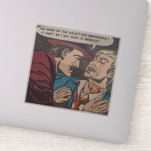 Horror Vintage Comicen   Retro - Comic - Bücher de Aufkleber