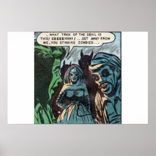 Horror Vintage Comicen   Retro - Comic - Bücher de Poster