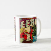 Horror Vintages Comic Buch Design Kaffee Tasse Cup (VorderseiteRechts)