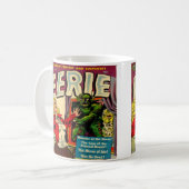 Horror Vintages Comic Buch Design Kaffee Tasse Cup (Vorderseite Links)