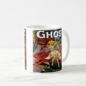 Horror Vintages Comic Buch Design Kaffee Tasse Cup (VorderseiteRechts)