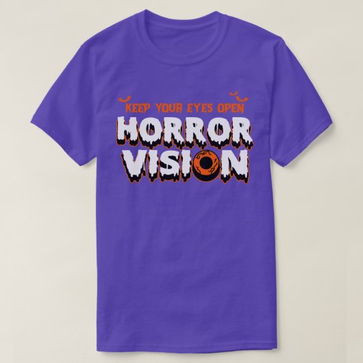 HORROR VISION HALLOWEEM T-Shirt (Design vorne)