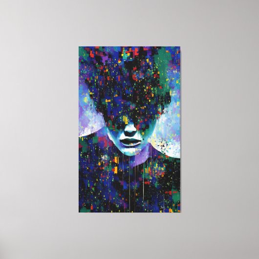 Horror von alles - Ken Gage Surreal Art Leinwanddruck (Vorderseite)