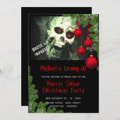 HORROR Weihnachts-Party laden Dead Creepy Zombies Einladung (Vorne/Hinten)