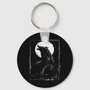 Horror Werewolf Head Halloween Mythology Wolf Shif Schlüsselanhänger