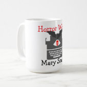 Horror Writer Kaffeetasse (Vorderseite Links)
