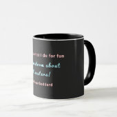 Horror Writer Personalisiert Tasse (VorderseiteRechts)