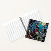 Horror Zombie Girl mit Schwert Notizblock (Innenseite)