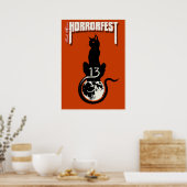HorrorFest Lucky #13 Cat Poster (Küche)