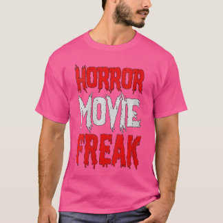 Horrorfilm-Fan-Frau Lustiger Horrorfilm-Freak V T-Shirt
