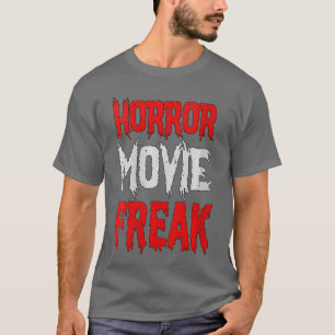 Horrorfilm-Fan-Frauen Lustiger Horrorfilm-Freak V T-Shirt