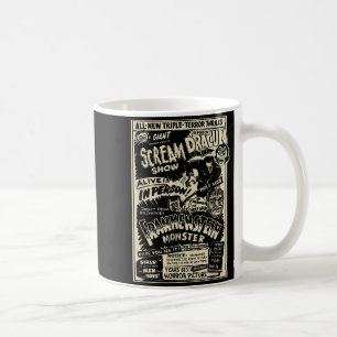 Horrorfilm-Monster Mumie Dracula Werwolf Kaffeetasse