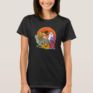 Horrorfilme, die ich katze Halloween-Katze T-Shirt