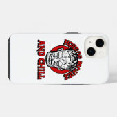 Horrorfilme und chillen iPhone hülle (Rückseite (Horizontal))