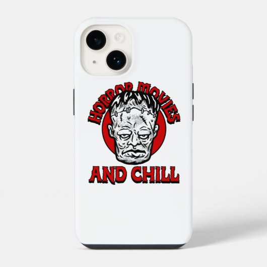 Horrorfilme und chillen iPhone hülle (Rückseite)