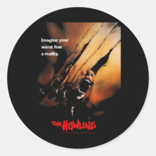 Horrorfilmplakat Halloween Runder Aufkleber
