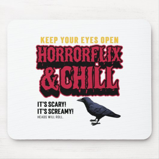 Horrorflix und Chill Mousepad (Vorne)