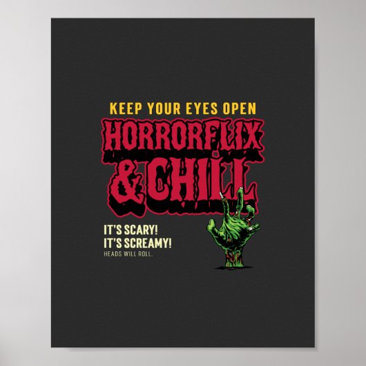 Horrorflix und Chill Poster (Vorne)