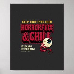 Horrorflix und Chill Poster