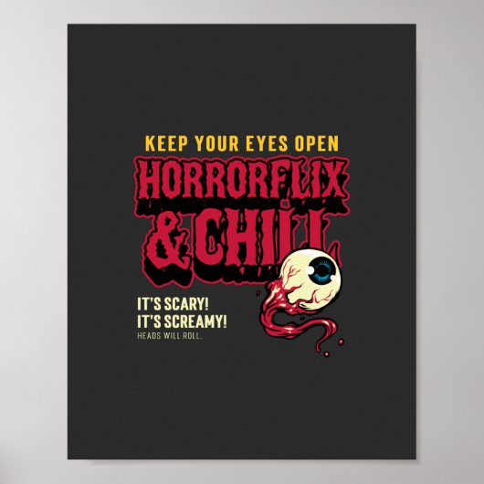 Horrorflix und Chill Poster (Vorne)