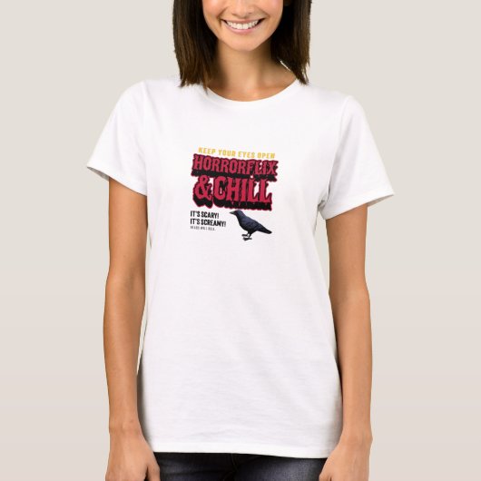 Horrorflix und Chill T-Shirt (Vorderseite)