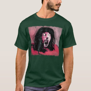 Horrorkomik-Kunst abgetrennter Kopf Gore Retro-Fil T-Shirt
