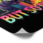 Horrors Persist But So Do I Funny Racoon Ossum Ske Poster (Ecke)