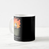 Horrors Persist So Do I Funny Ssum Meme Trash Dump Kaffeetasse (Vorderseite Links)
