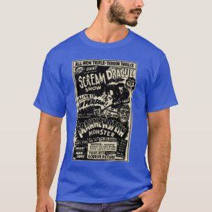 Horrorschreckensfilm Monster Mumie Dracula Werwolf T-Shirt