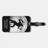 Horrorwerewolf-Vollmond-Umwandlung - cool Gepäckanhänger (Rückseite horizontal)
