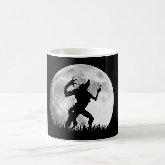 Horrorwerewolf-Vollmond-Umwandlung - cool Kaffeetasse (Mittel)