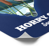 Horry Landkreis South Carolina Poster (Ecke)