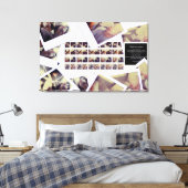 Hors-Portrait-Leinwand Leinwanddruck (Insitu (Schlafzimmer))