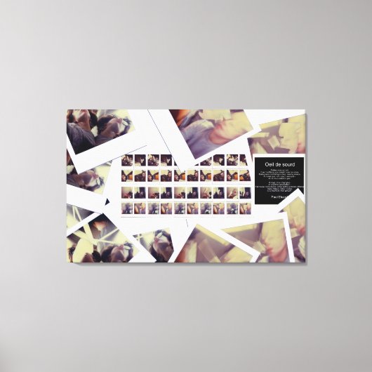 Hors-Portrait-Leinwand Leinwanddruck (Vorderseite)