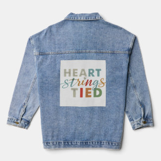Hörsaiten gebunden jeansjacke