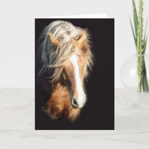 Horse Against Black Karte