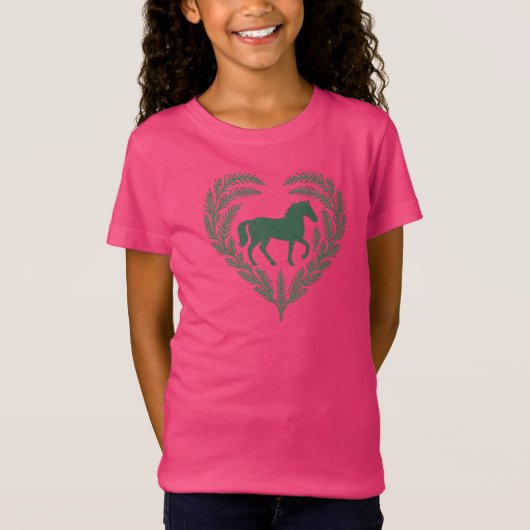 Horse And Cedar Boughs T-Shirt (Vorderseite)