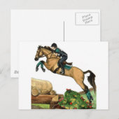 HORSE ART Eventing Postkarte (Vorne/Hinten)