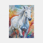 Horse Art Fleecedecke (Vorderseite)