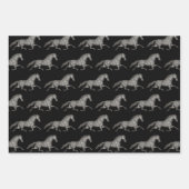 Horse Art Horse Lover Wrapping Craft Paper Geschenkpapier Set (Vorderseite 2)